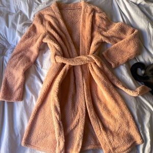 Fuzzy/Fur Pink Robe